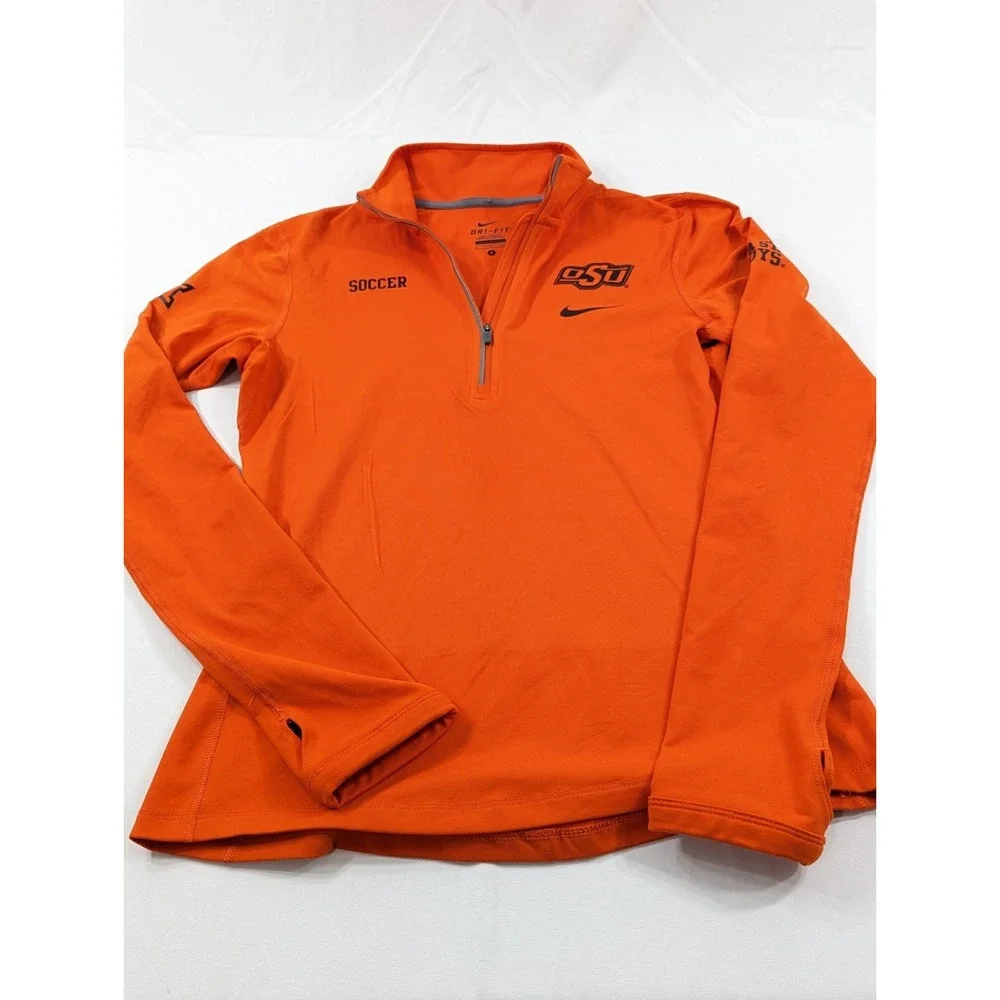 Nike Dri Fit Oklahoma State Cowboys Soccer Nike Quarter Zip Women's‎ Small